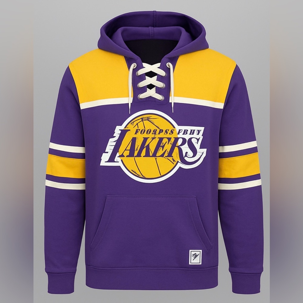 LA Lakers NBA Hoodie Size Small Mitchell & Ness